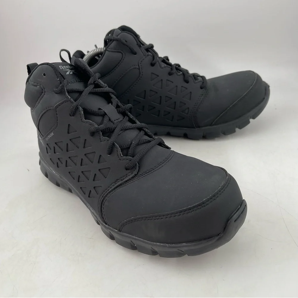 New Reebok Black Men's Work Shoes 9